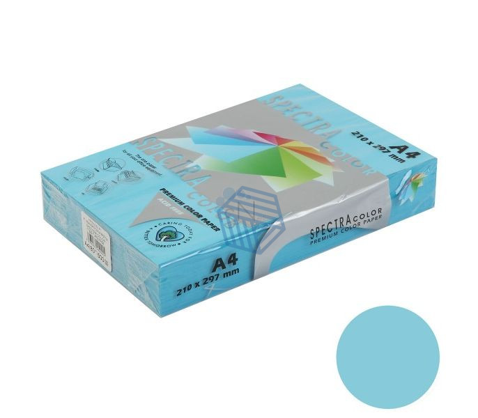 ფერადი ქაღალდი A4 80გრ 500ფ ცისფერი