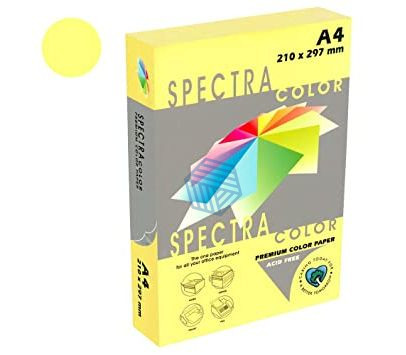 ფერადი ქაღალდი A3 160გრ 250ფ ღია ყვითელი