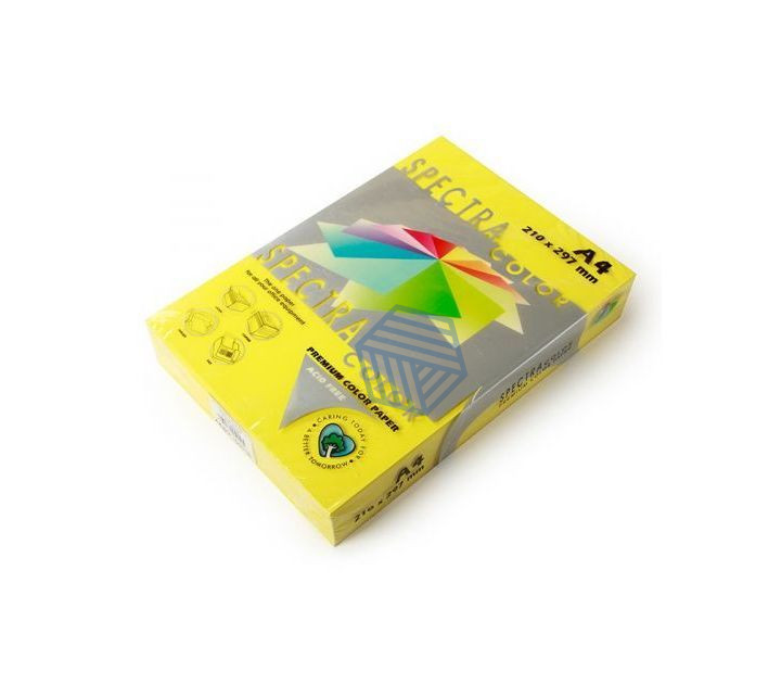 ფერადი ქაღალდი A3 160გრ 250ფ ყვითელი
