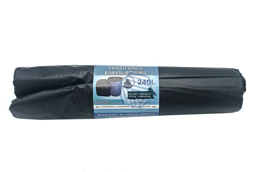 ნაგვის ტომარა 100*150 (10) 23 მკრ