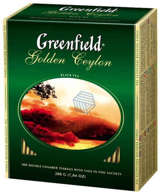 გრინფილდი ჩაი შავი 100ც
